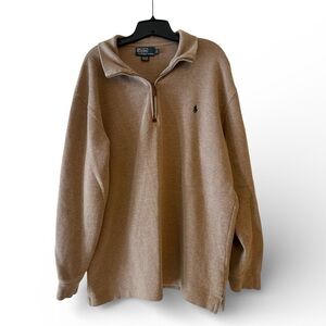 Polo Ralph Lauren Quarter Zip Pullover Men’s Size LT